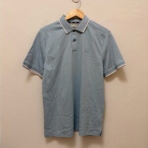 DKNY Men's Light Blue Polo Shirt
